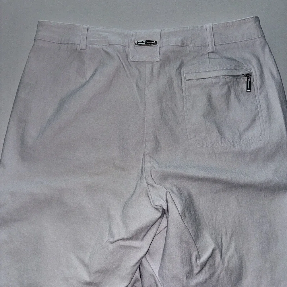 Jamie‎ Sadock Golf Shorts Womens 10 White Cargo Multi-Pocket Stretch Performance